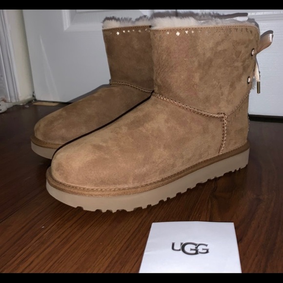 UGG Shoes - Adorable satin bow uggs🤎 UGG Shoes - Adorable satin bow uggs🤎